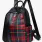 Checked Backpack