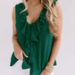 Ruffles V Neck Chiffon Top