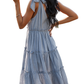 Sleeveless V Neck Dress