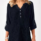 Lace V Neck Chiffon Top, top, VIVIMARKS