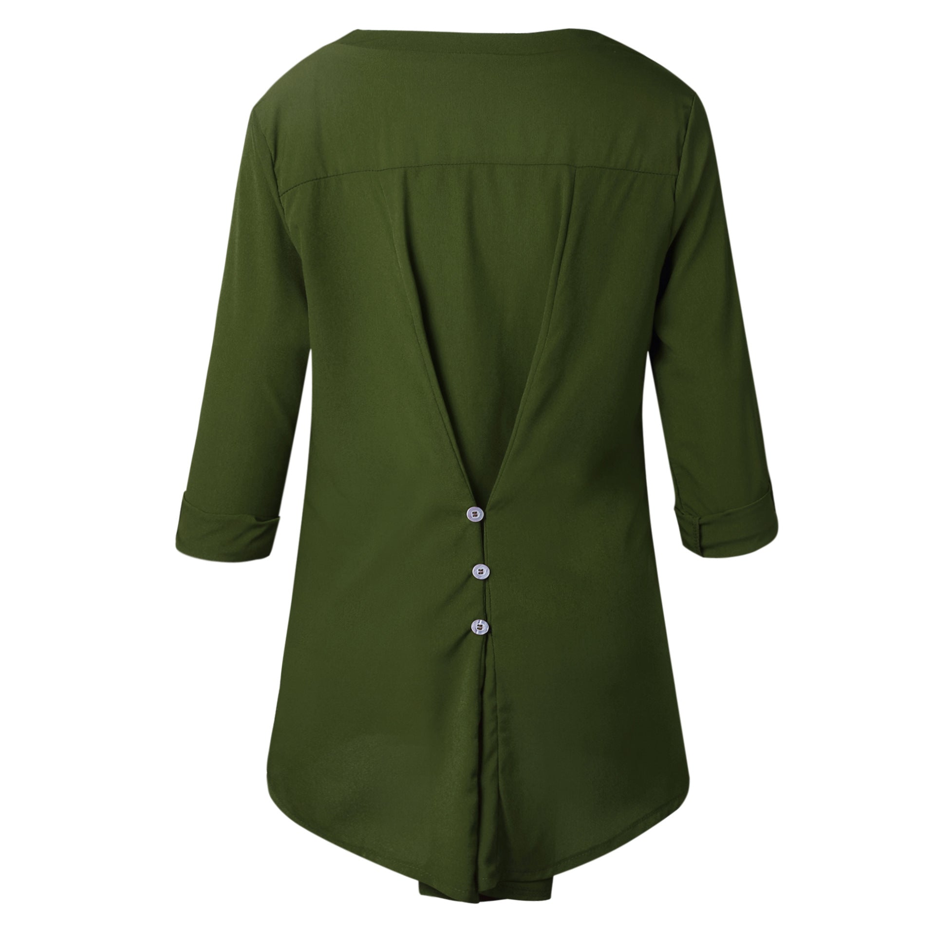 Lace V Neck Chiffon Top, top, VIVIMARKS