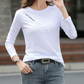 Pure cotton casual long-sleeved T-shirt