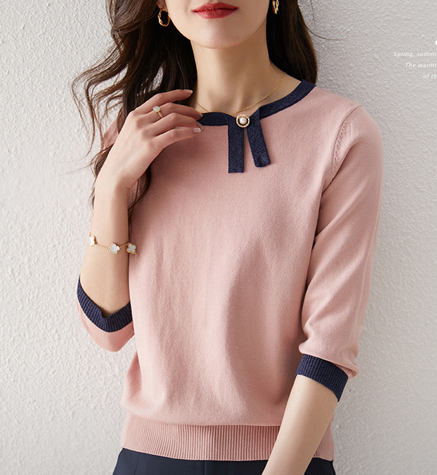 Casual knitted sweater top