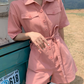 Front Buttons Romper
