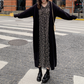 Casual Knit Long Cardigan