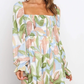 Leaves Print Dress