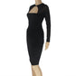 Tulle Splicing  Bodycon Dress, dress, VIVIMARKS