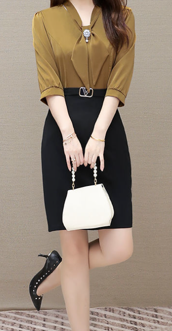 Half Sleeve Casual Dress