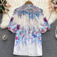 Flroal T Shirt And Shorts Two Pieces Set