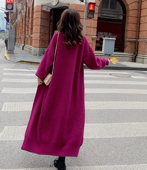 Casual Knit Long Cardigan