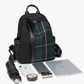 Checked Backpack