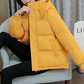 Hooded casual down cotton jacket