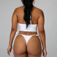 Cross Hollow Out Bikini Set