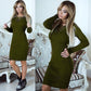 Lace Up Sweater Dress, dress, VIVIMARKS