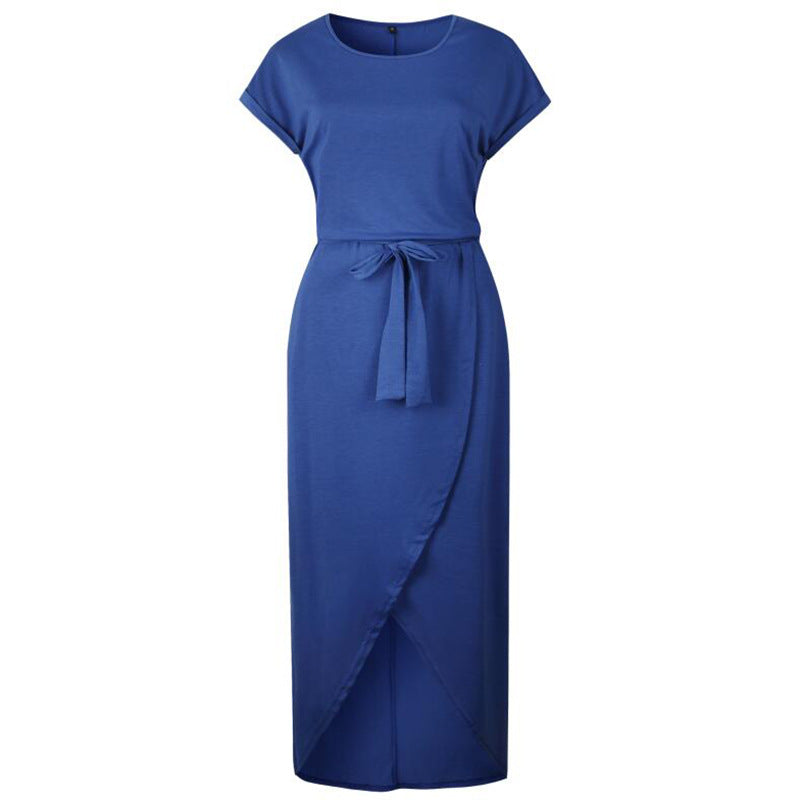 Casual Short Sleeve Irregular Dress, dress, VIVIMARKS