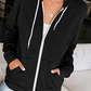 Front Zipper Hoodie Sweatshirt