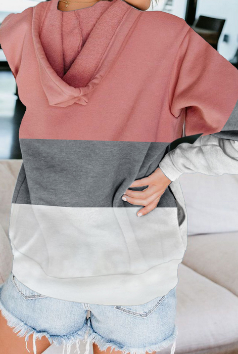 Front Zipper Hoodie Sweatshirt
