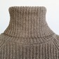 High neck strapless sweater dress
