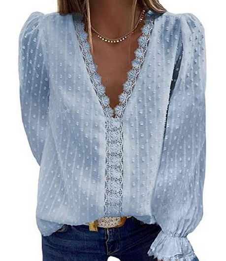 Deep V Neck Top