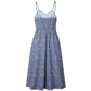 Flower Spaghetti Straps Dress, dress, VIVIMARKS
