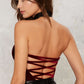 Strapless Back  Lace Up Jumpsuit, jumpsuit, VIVIMARKS