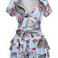 Floral Top And Skirt Two Pieces Set, two pieces, VIVIMARKS