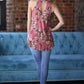 Floral Sleeveless Top, top, VIVIMARKS
