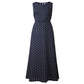 Dots Print Maxi Dress, dress, VIVIMARKS