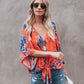 Floral V Neck Top, blouse, VIVIMARKS