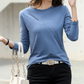 Pure cotton casual long-sleeved T-shirt