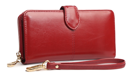 PU Zipper Purse