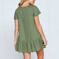 Front Buttons V Neck Dress, dress, VIVIMARKS