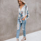 Floral V Neck Top, blouse, VIVIMARKS