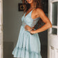 Hollow Out V Neck Dress, dress, VIVIMARKS