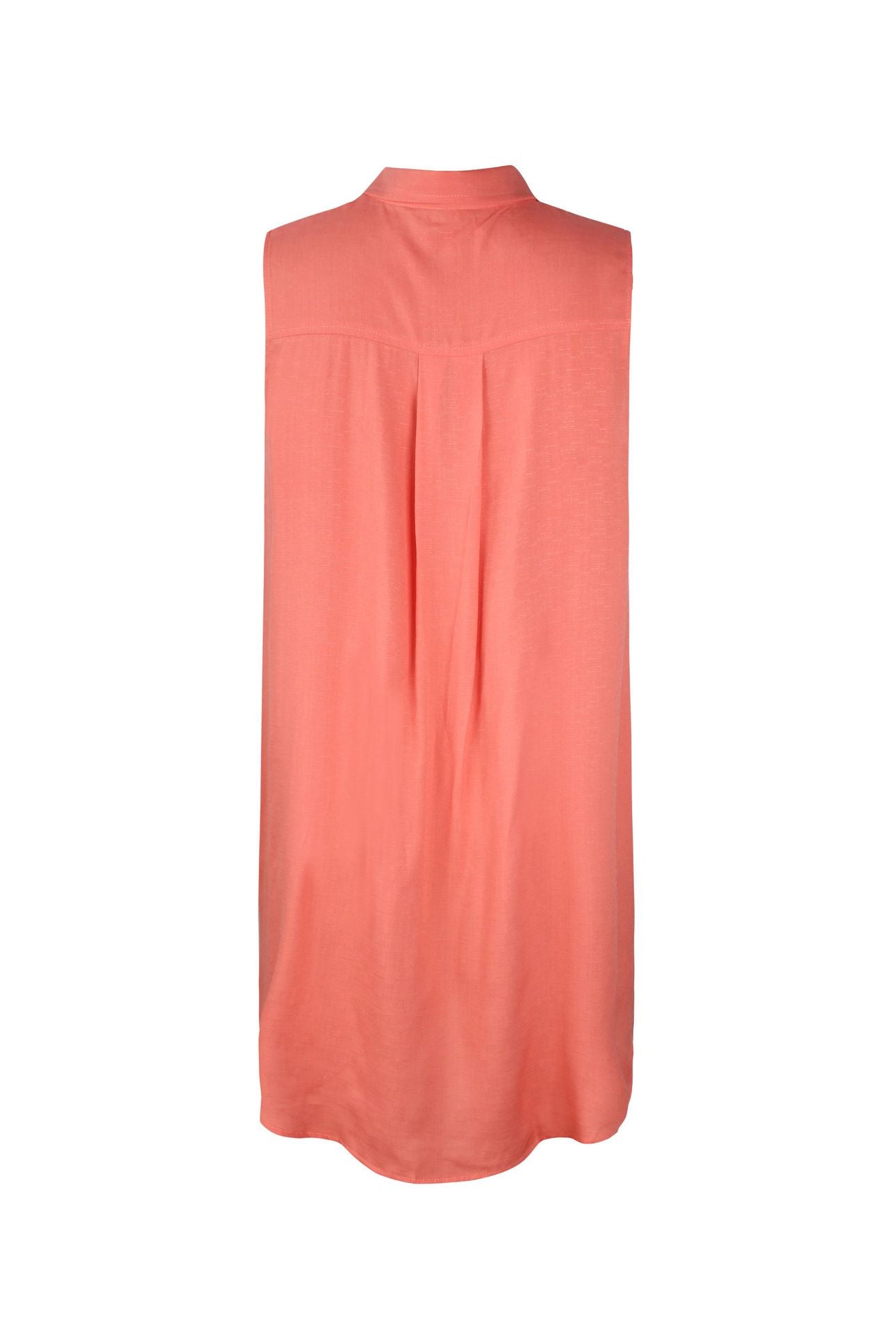 Sleeveless Front Buttons Blouse