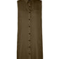 Sleeveless Front Buttons Blouse