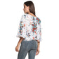Floral V Neck Top, blouse, VIVIMARKS