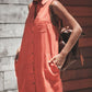 Sleeveless Front Buttons Blouse
