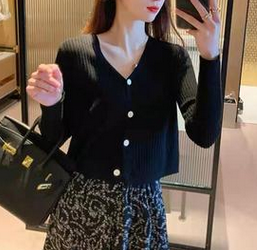 Front Buttons Sweater