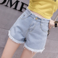 Denim shorts
