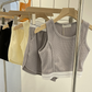 Sleeveless Top And Shorts Two Pieces Set