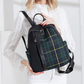 Checked Backpack