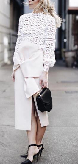 Lace Hollow Top, top, VIVIMARKS