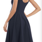 Solid Color Sleeveless Dress
