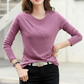 Pure cotton casual long-sleeved T-shirt
