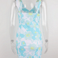 Flroal Sleeveless Bodycon Dress