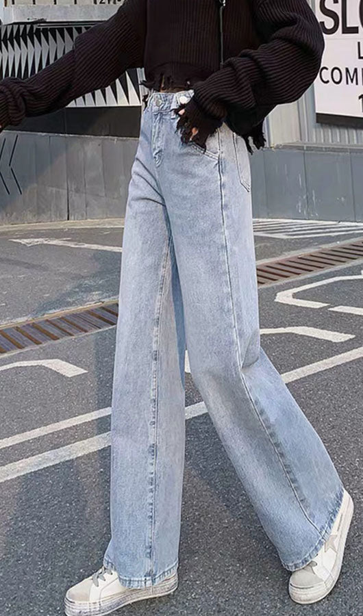 Adjustable Waist Jeans