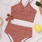 Floral High Waist Bikini Set