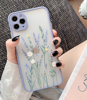 Floral Embroidery iPhone Case