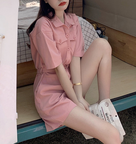 Front Buttons Romper